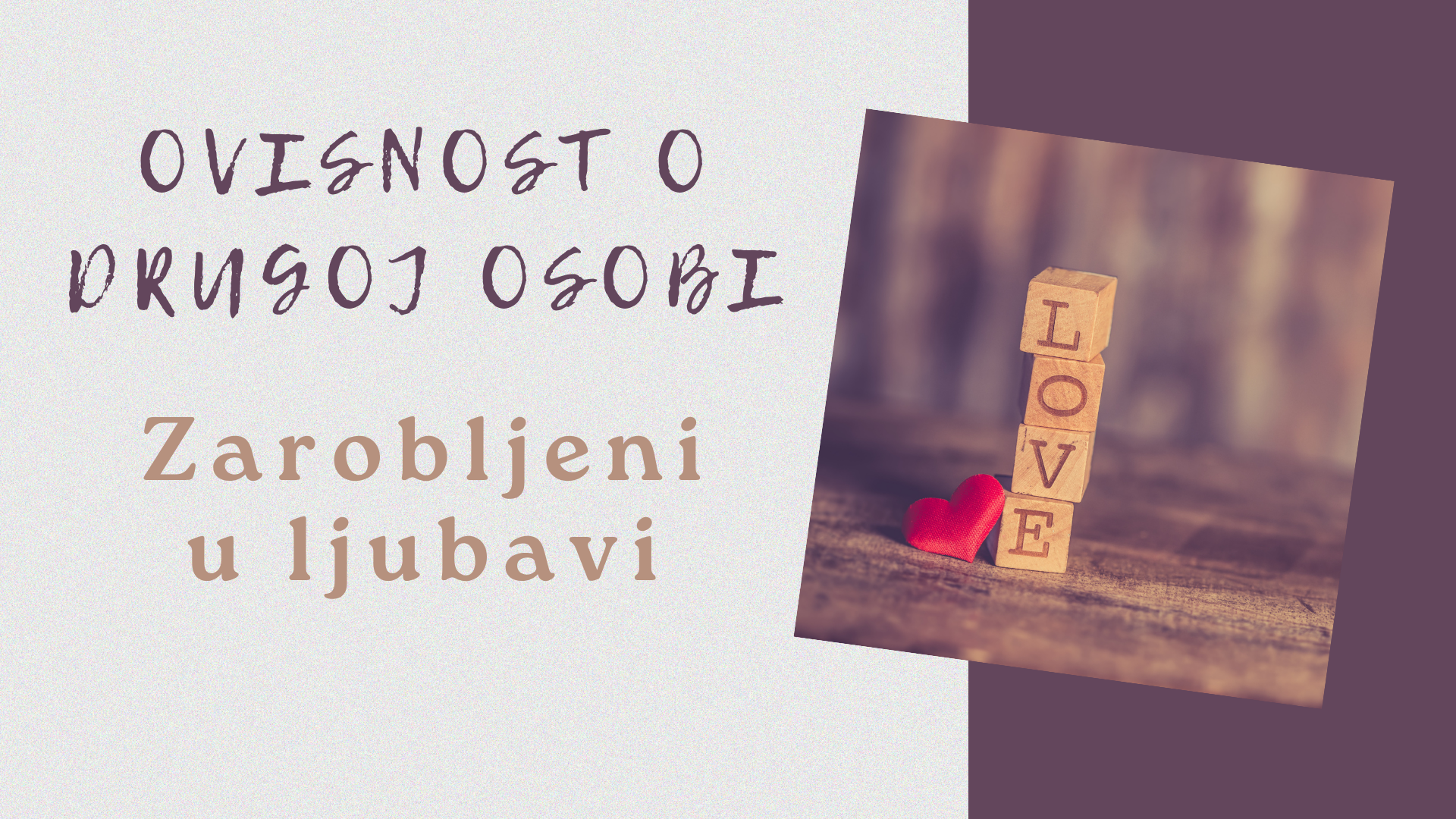 Ovisnost o osobi ljubav